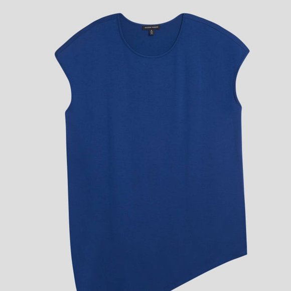 Universal Standard Liquid Crew Neck Genevette Top (Blue Pansy, 2XS) - Picture 3 of 6